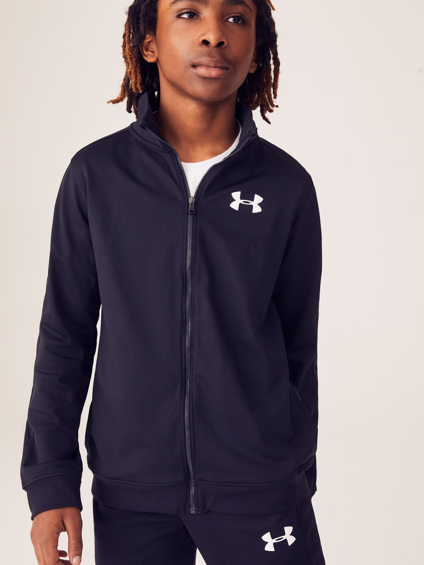 Dsiney Kidz - Under Armour Black/White Knit Tracksuit image 3