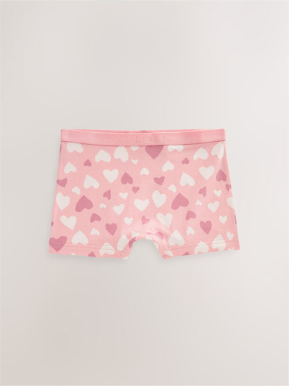 Pink Short Briefs 5 Pack (2-16yrs) image 3