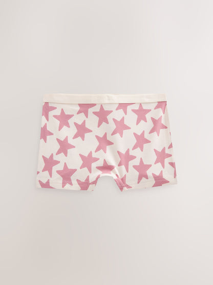 Pink Short Briefs 5 Pack (2-16yrs) image 4
