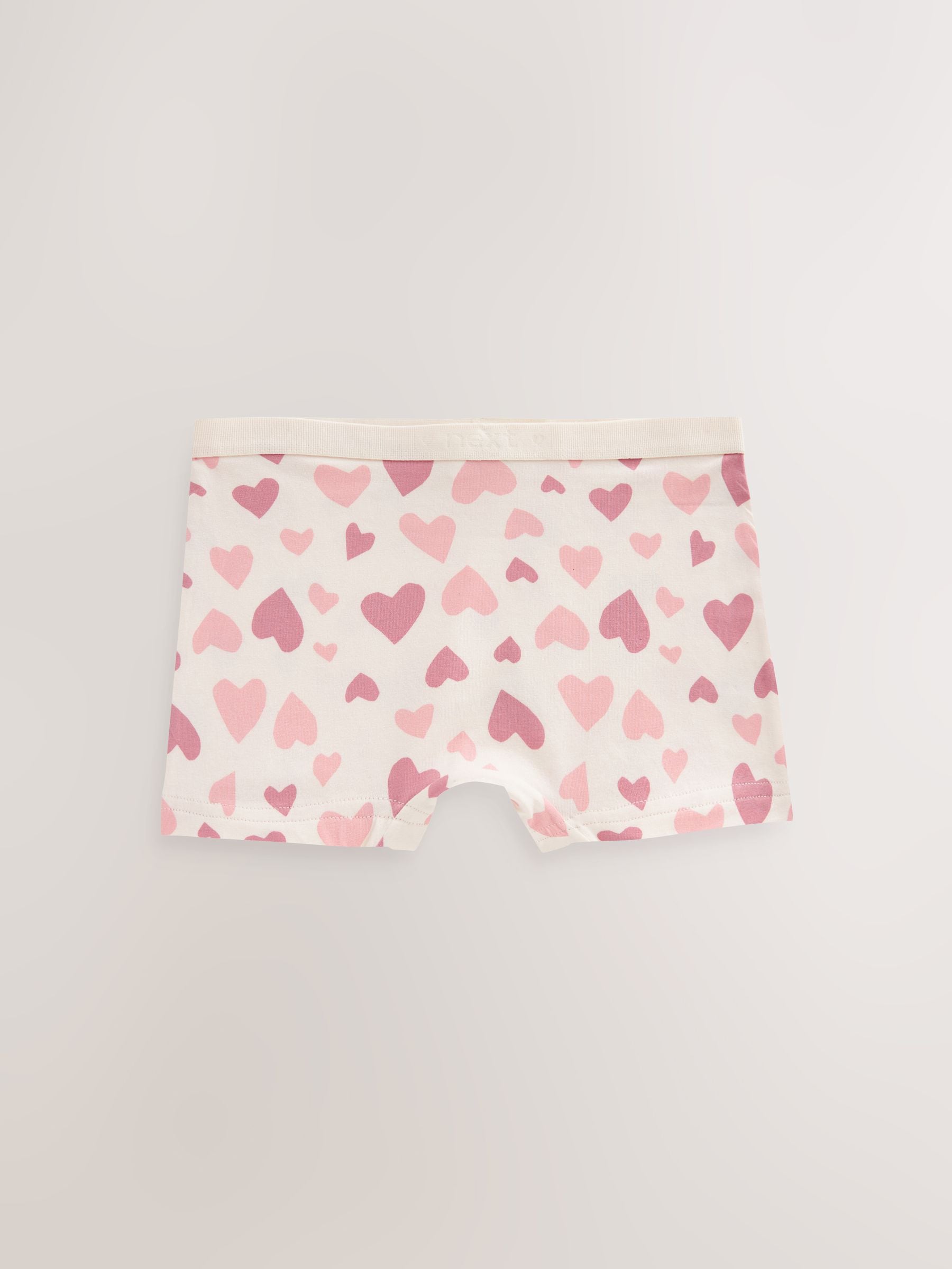 Pink Short Briefs 5 Pack (2-16yrs) image 5