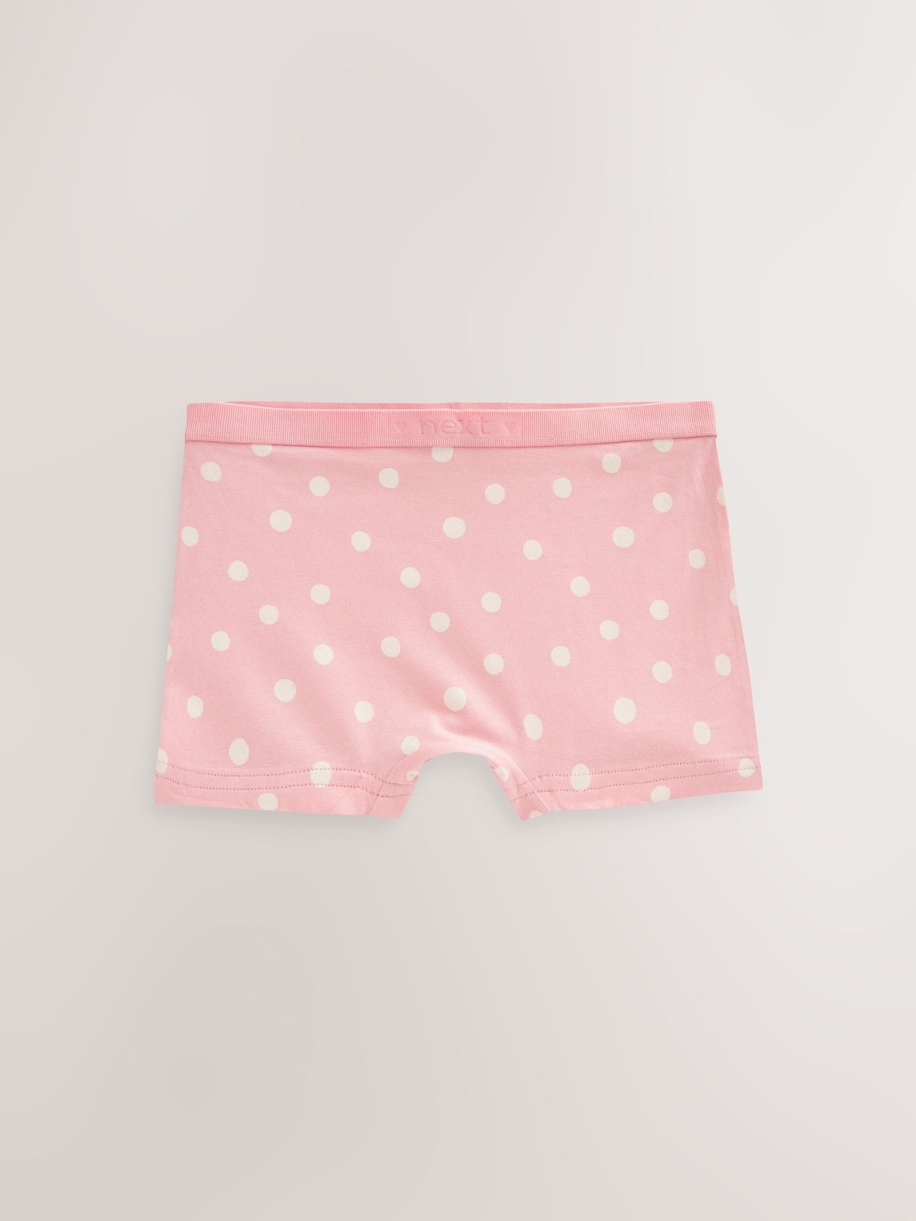 Pink Short Briefs 5 Pack (2-16yrs) image 7