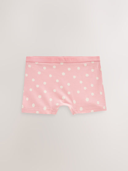 Pink Short Briefs 5 Pack (2-16yrs) image 7