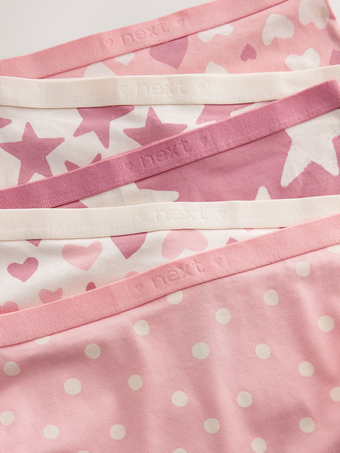 Pink Short Briefs 5 Pack (2-16yrs) image 8