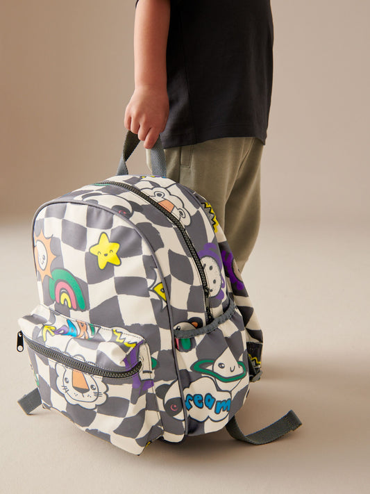 Check Fun Faces Backpack image 1