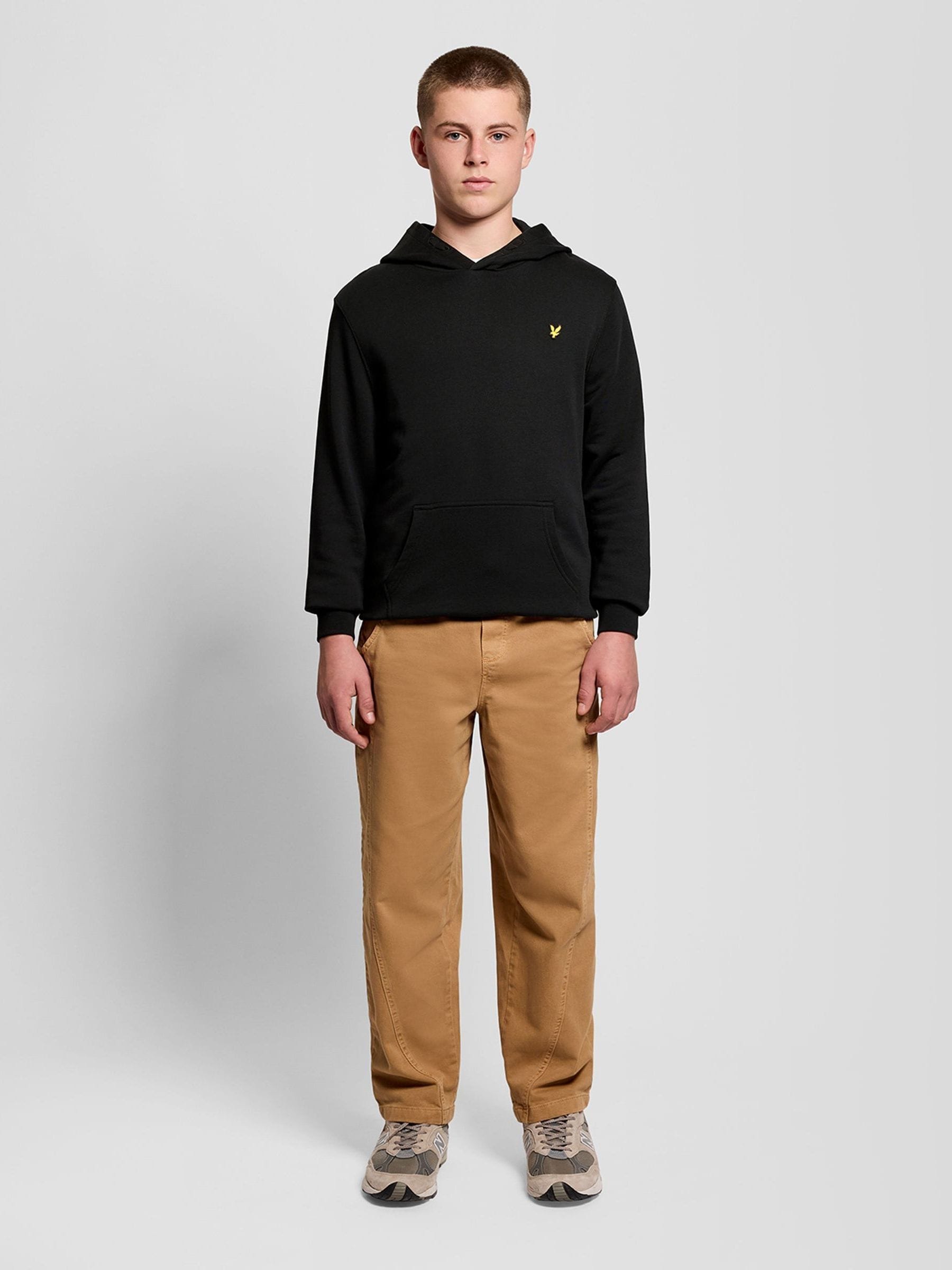 Dsiney Kidz - Lyle & Scott Black Jersey Boys Hoodie image 2
