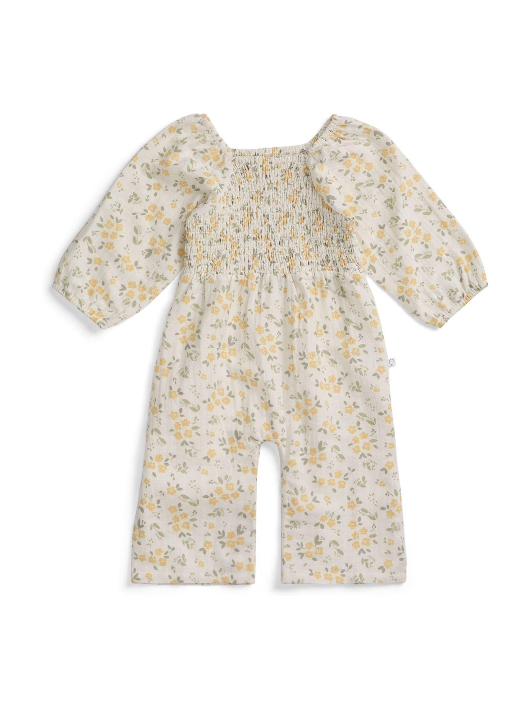 Dsiney Kidz - MORI Cream Floral Muslin Jumpsuit image 3