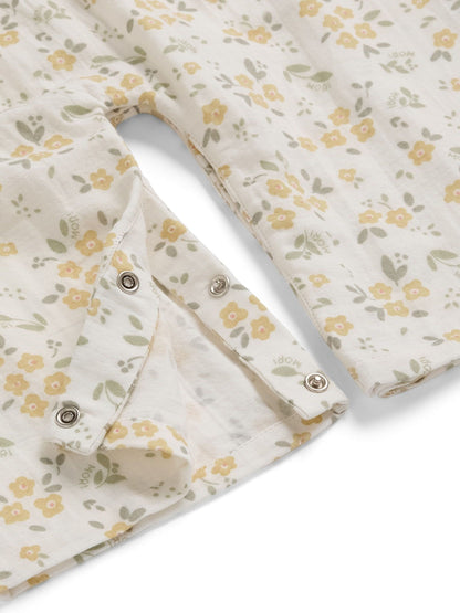 Dsiney Kidz - MORI Cream Floral Muslin Jumpsuit image 4