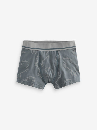 Dsiney Kidz - Linear Dino Print Junior Pattern Trunks 5 Pack (1.5-16yrs) image 5