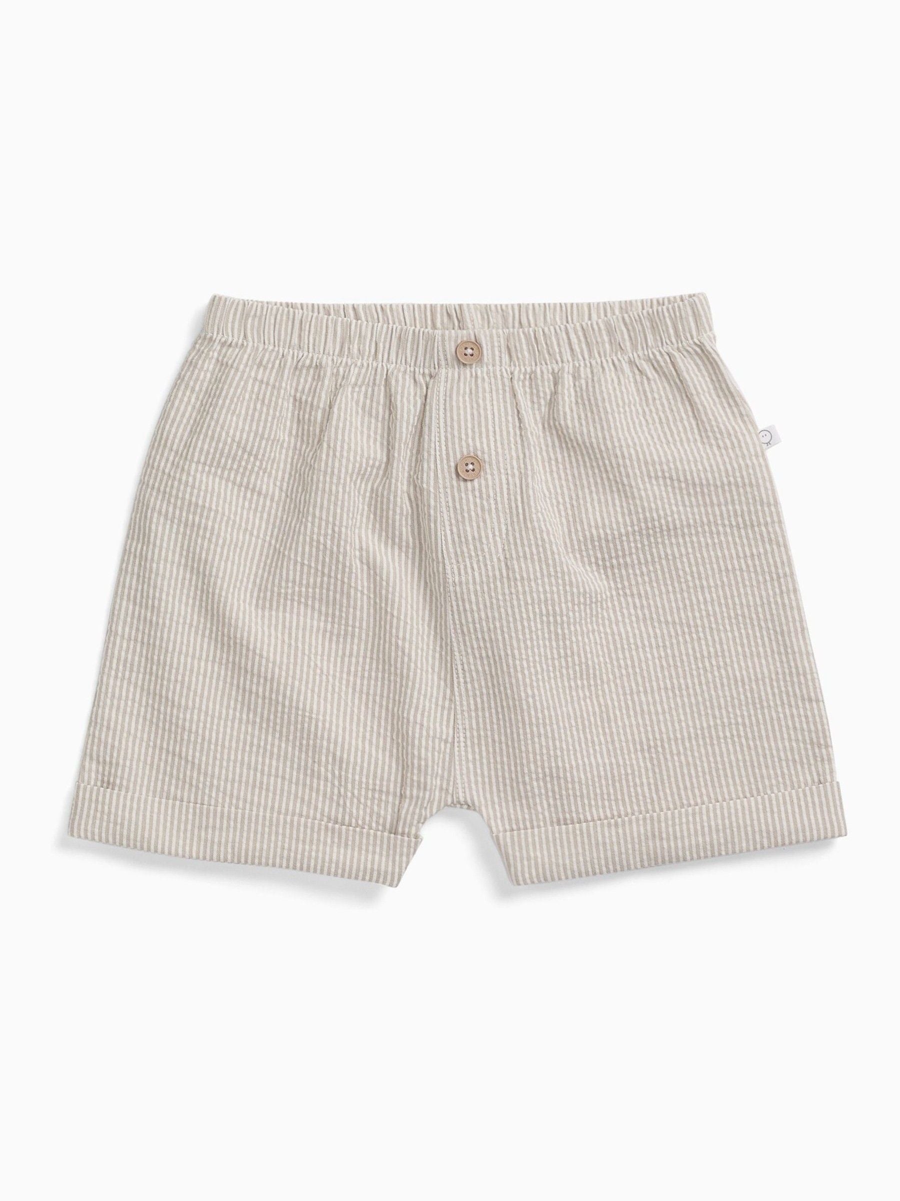 Dsiney Kidz - MORI Green Stripe Woven Shorts image 2