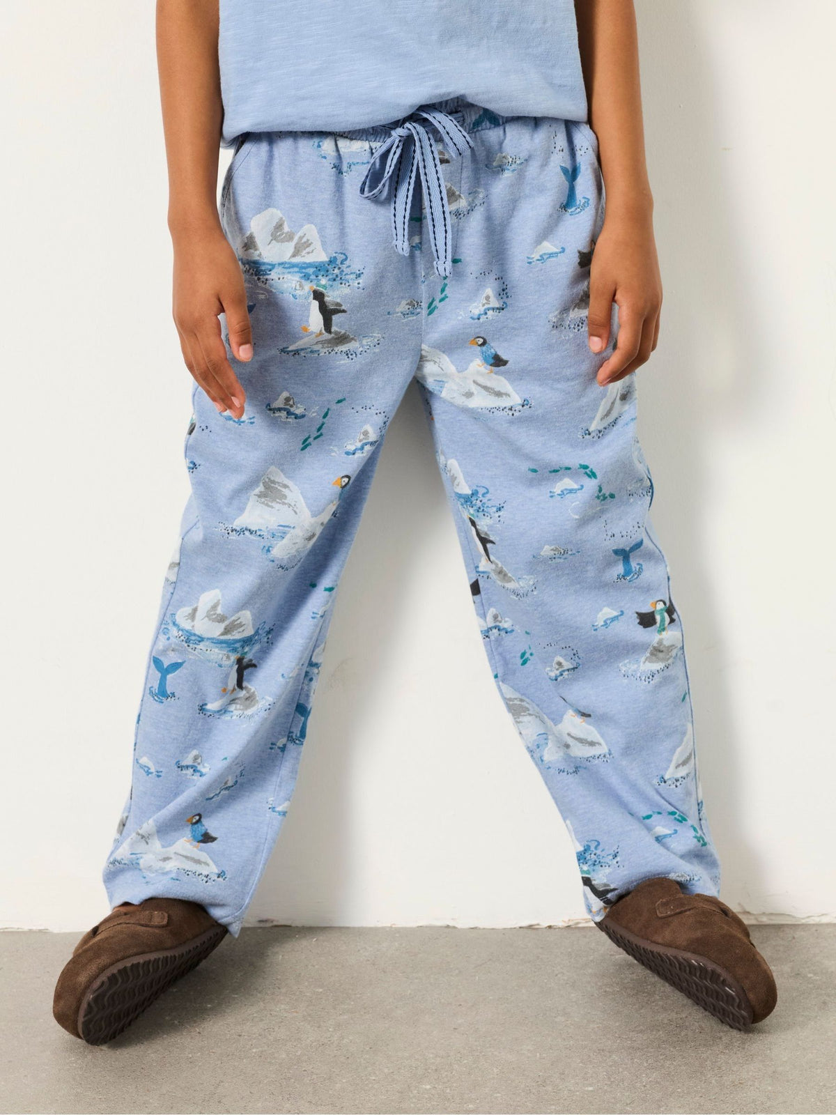 FatFace Kids Light Blue Puffin Pyjama Set (3-12yrs) - image 5