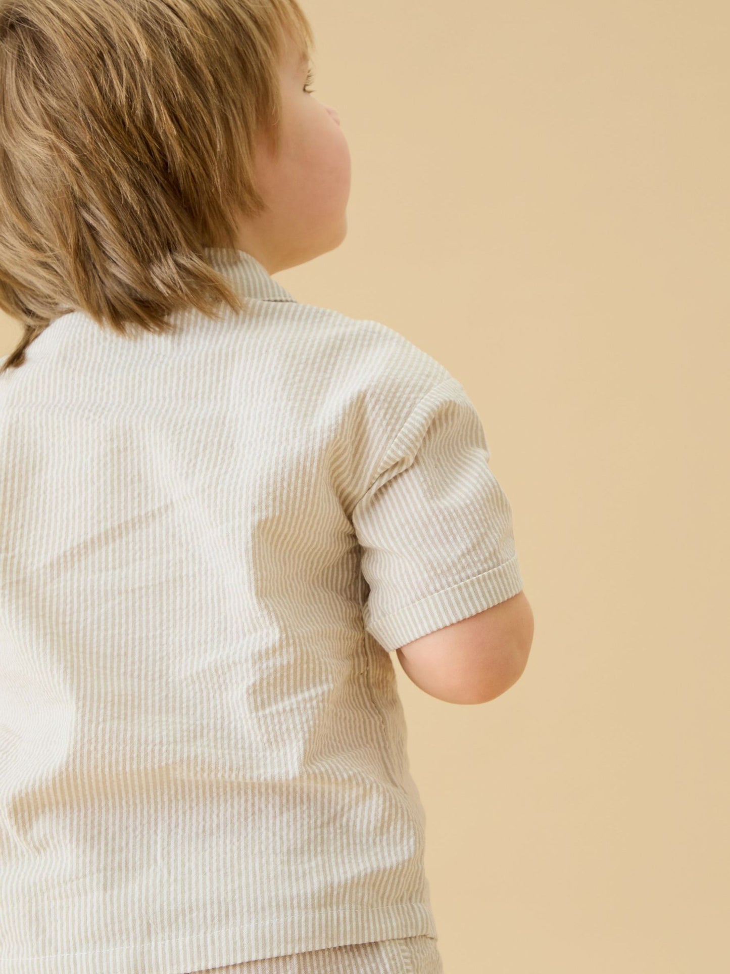Dsiney Kidz - MORI Green Stripe Woven Shirt image 2