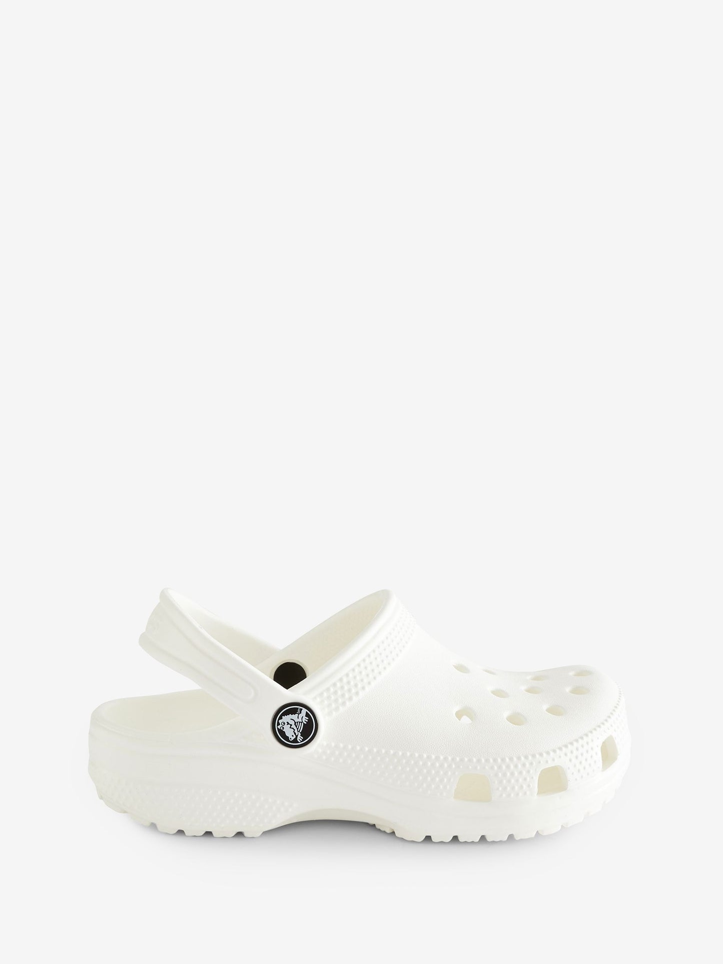 Crocs White Kids Unisex Classic Clogs image 1