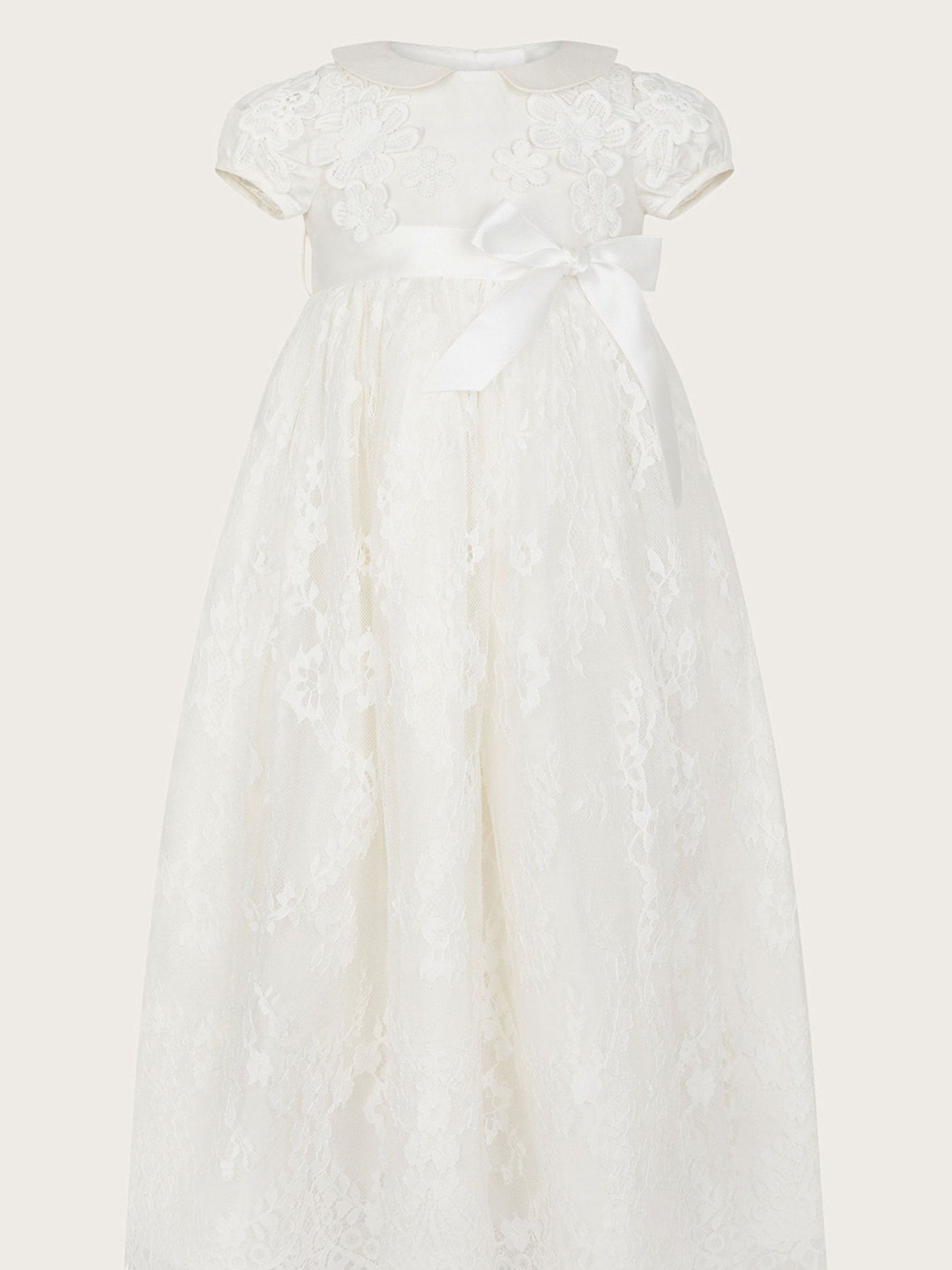 Monsoon Natural Baby Provenza Christening Gown image 1