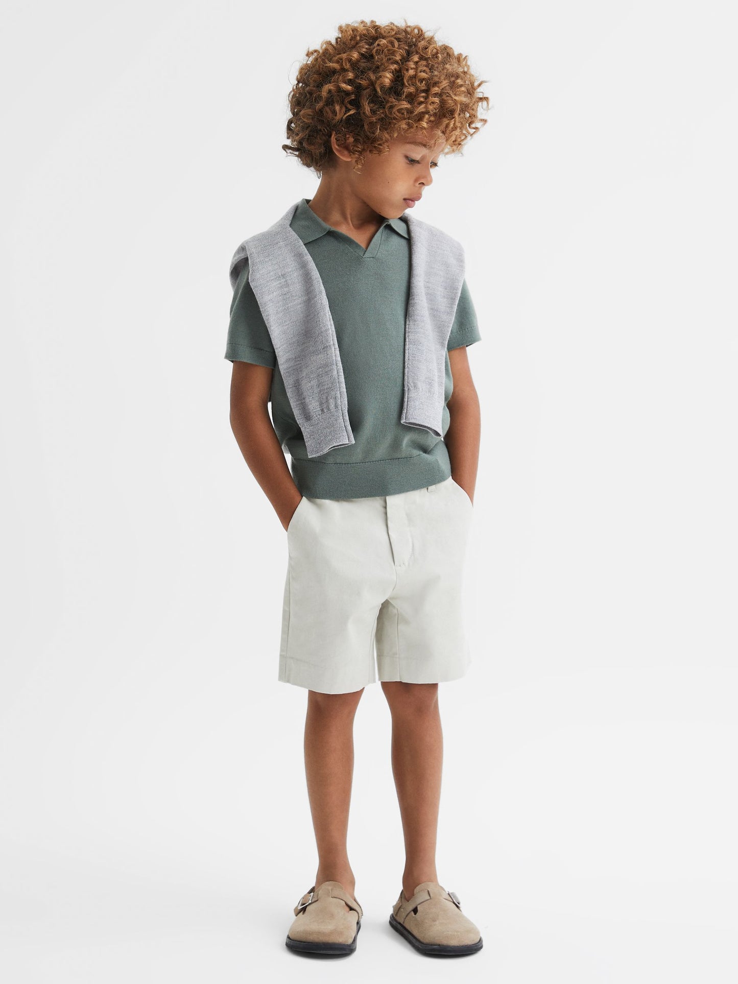 Dsiney Kidz - Reiss Chalk Wicket 4-9 yrs Casual Chino Shorts image 3