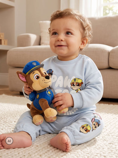 Character Blue PAW Patrol Outfit Chase Marshall And Rubble Sweat Top & Joggers Set - image 9