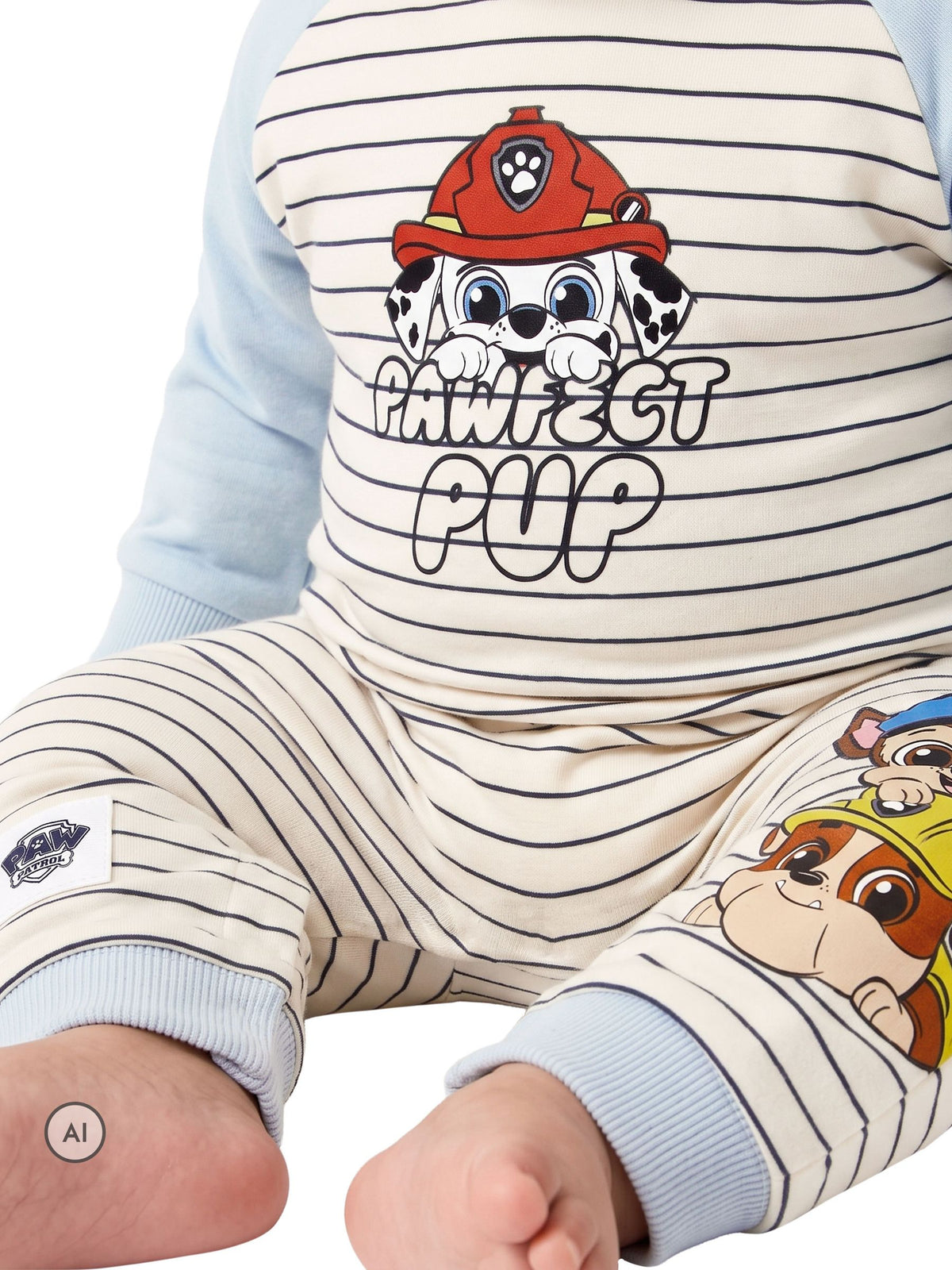 Character Blue PAW Patrol Chase Marshall And Rubble Romper - image 7