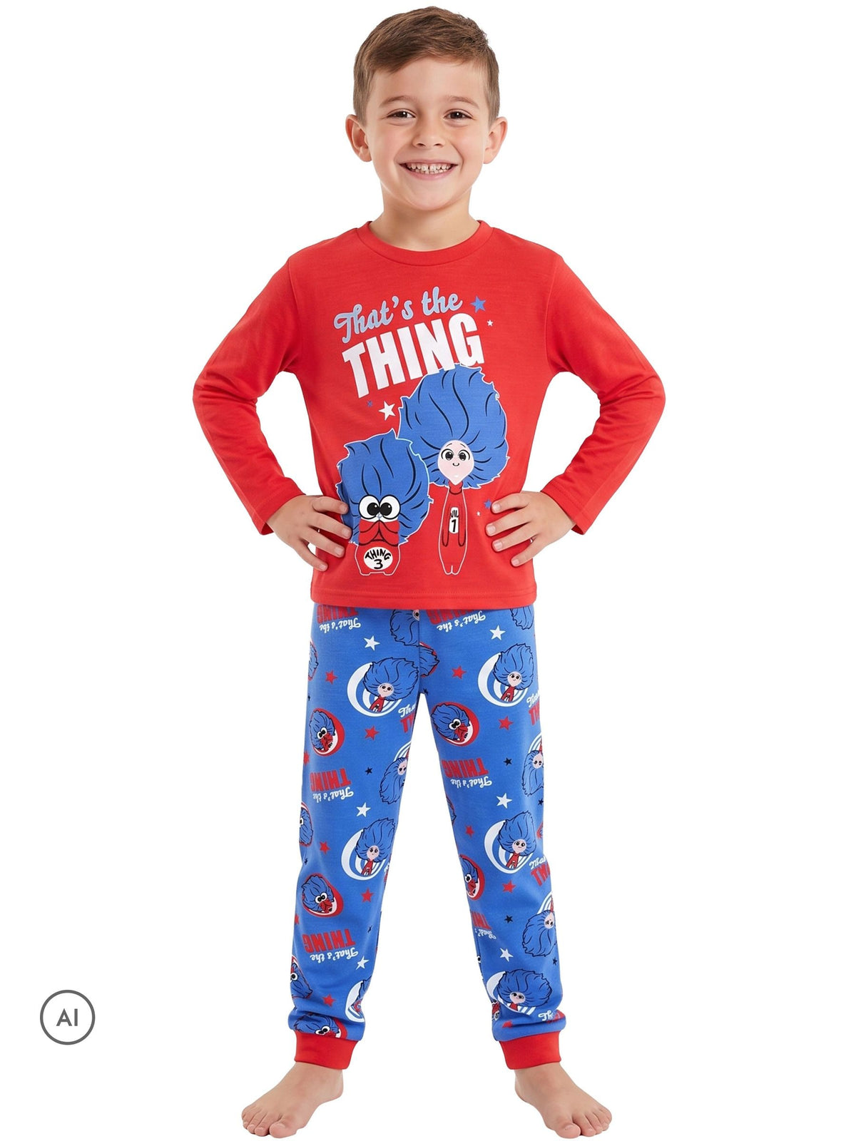 Character Red Cat In The Hat Pyjamas That's The Thing - image 2