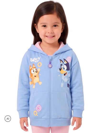 Character Blue Bluey And Bingo Zip Hoodie - image 2