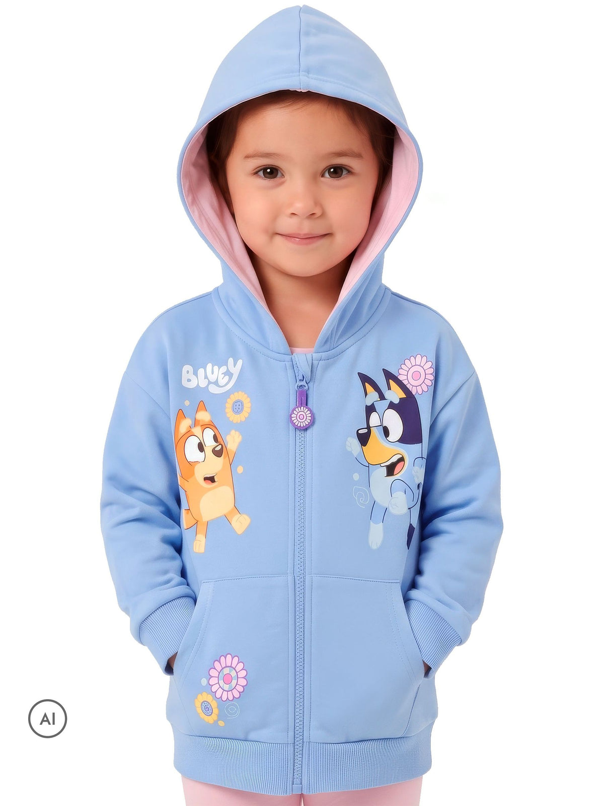 Character Blue Bluey And Bingo Zip Hoodie - image 4