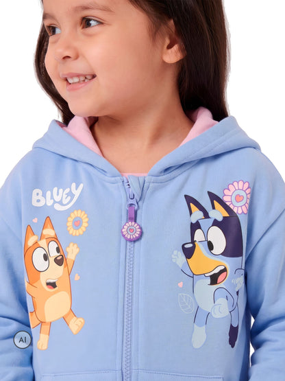 Character Blue Bluey And Bingo Zip Hoodie - image 5