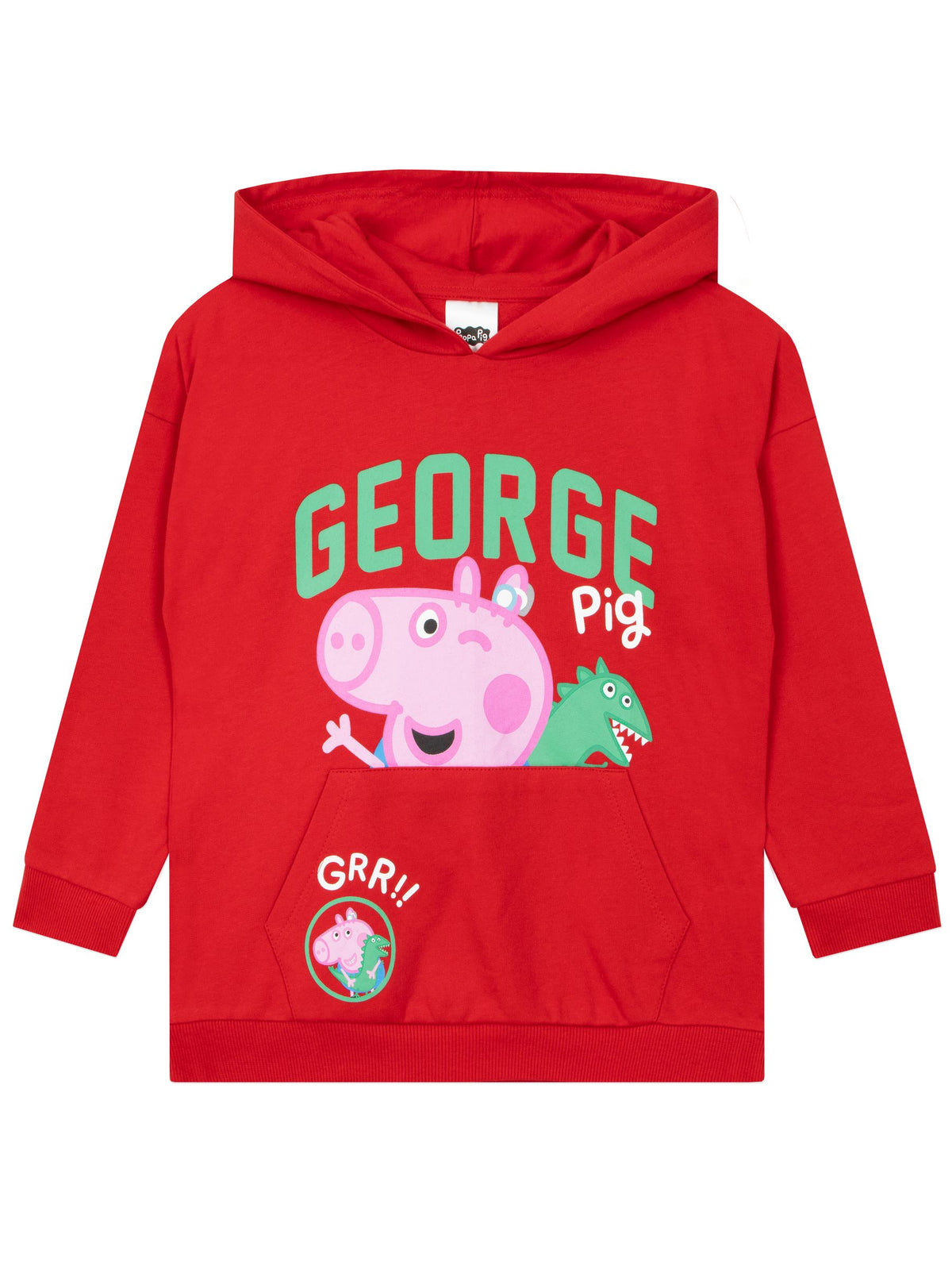 Character Red Peppa Pig George Pig Hoodie - image 1