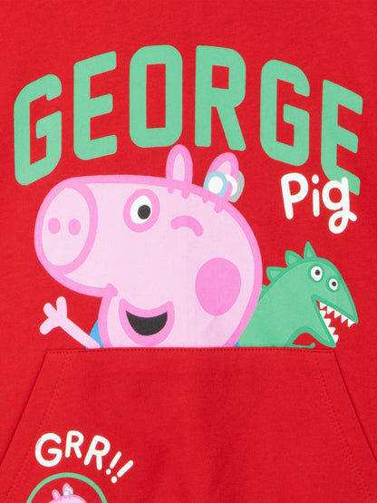 Character Red Peppa Pig George Pig Hoodie - image 10