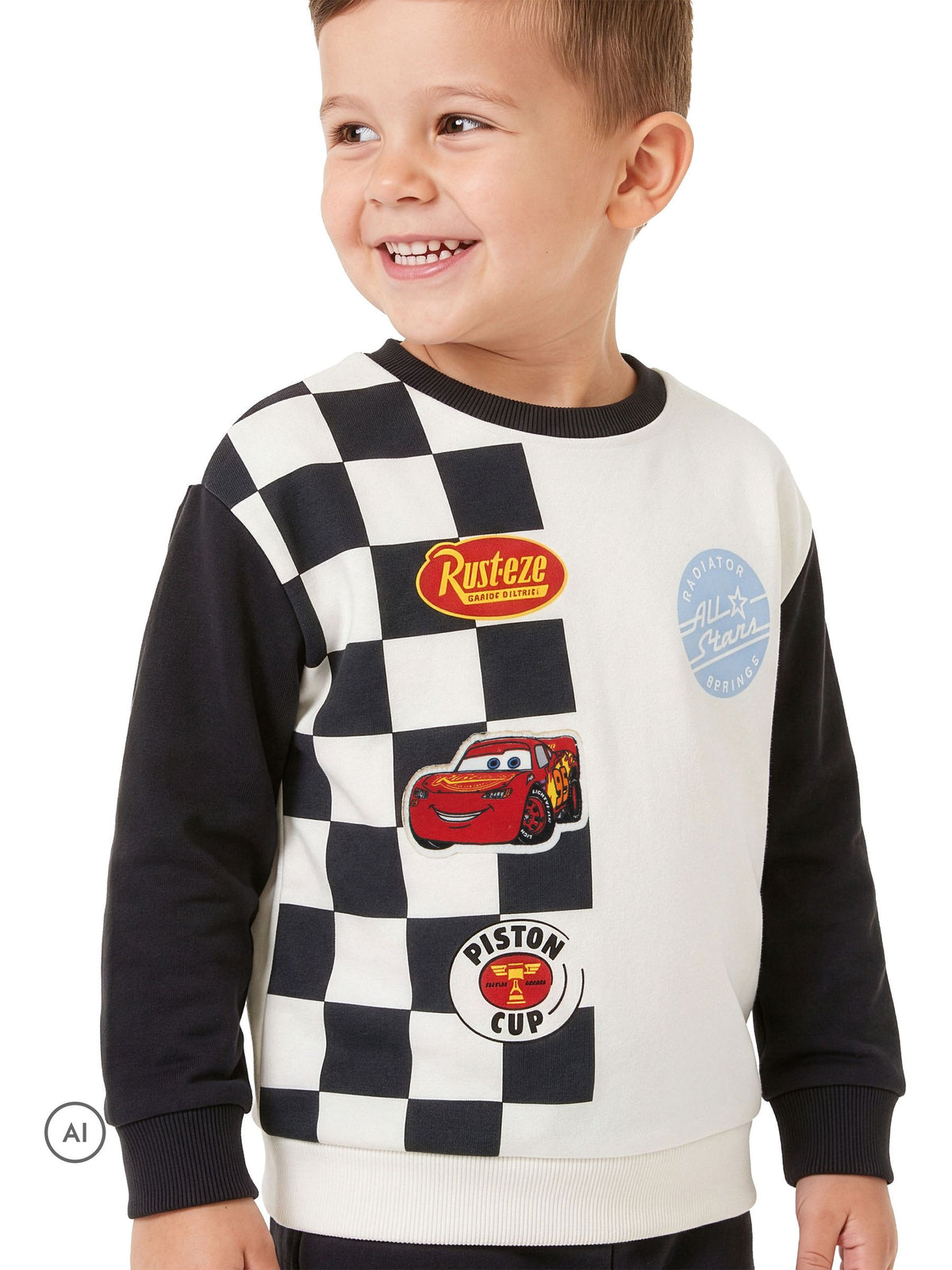 Character White Disney Cars Sweatshirt And Joggers Set - image 4
