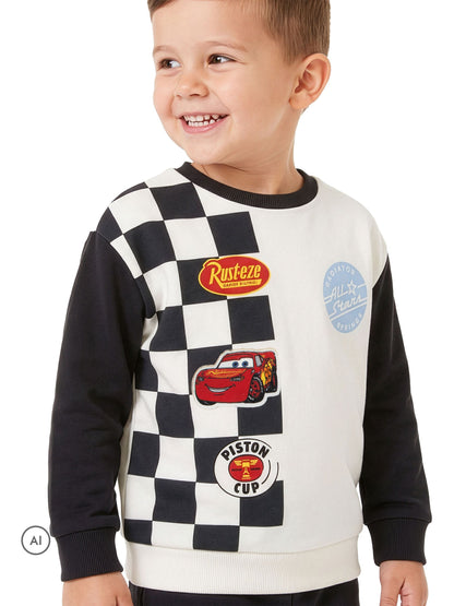 Character White Disney Cars Sweatshirt And Joggers Set - image 4