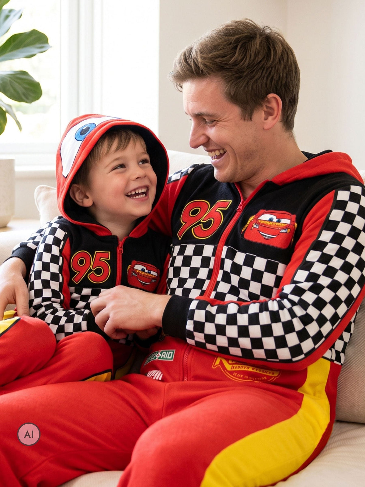 Character Red Disney Cars Onesie - image 7