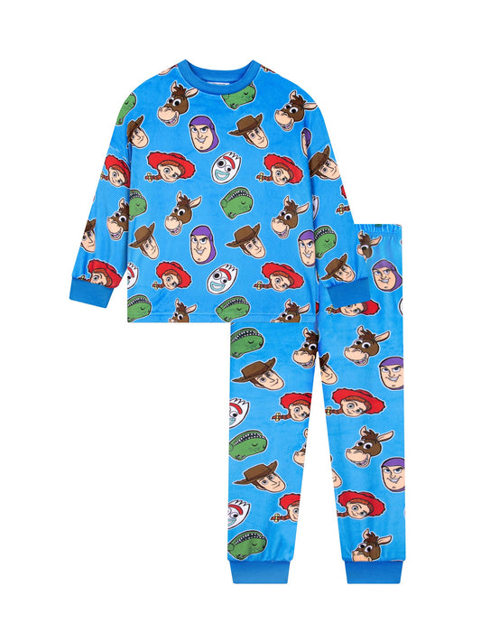 Character Blue Disney Toy Story Buzz Woody And Jessie Pyjamas - image 1