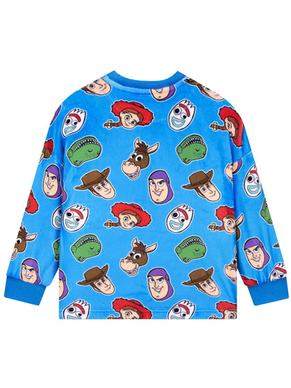 Character Blue Disney Toy Story Buzz Woody And Jessie Pyjamas - image 10