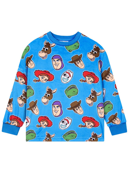 Character Blue Disney Toy Story Buzz Woody And Jessie Pyjamas - image 8