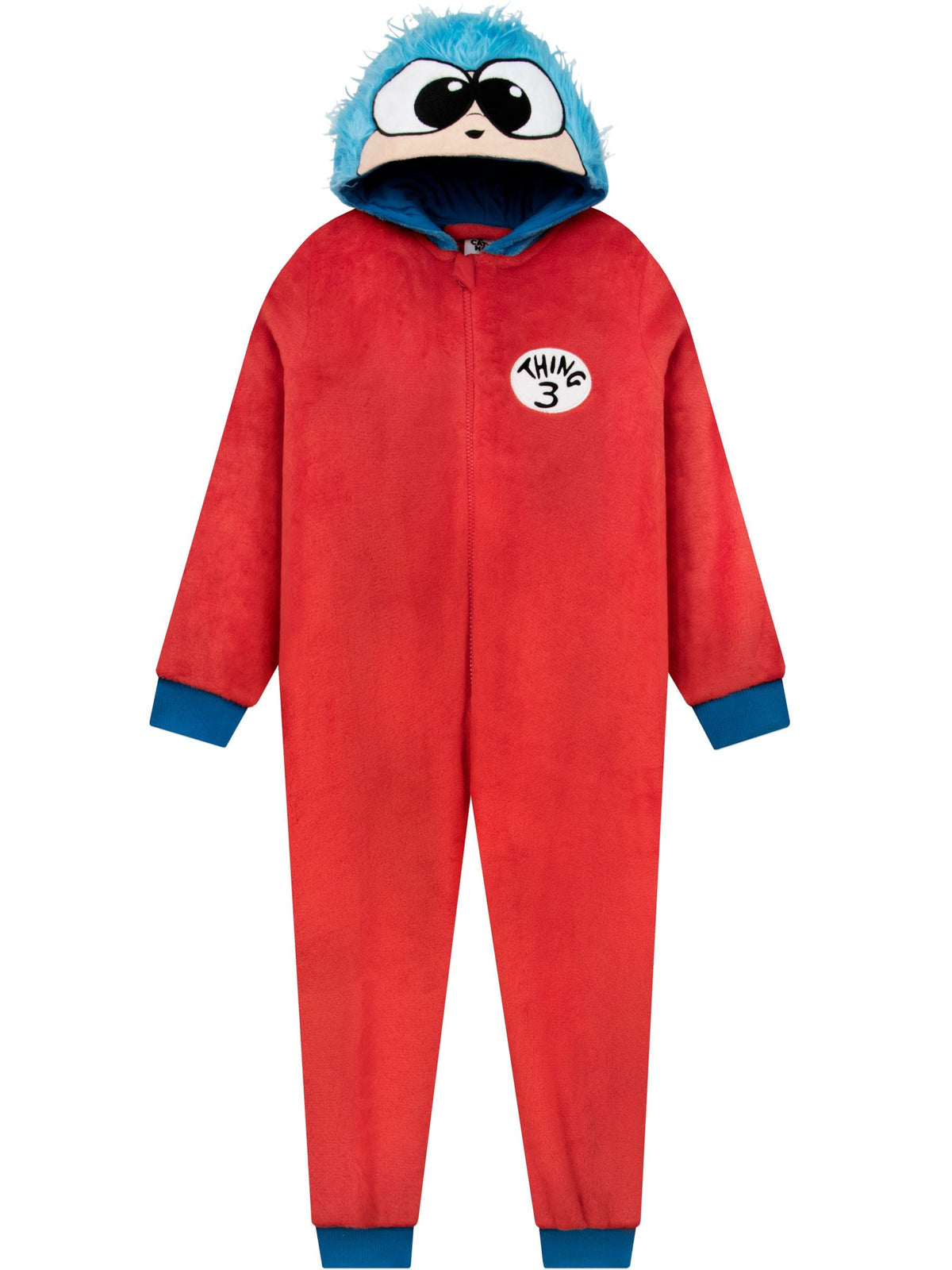 Character Red Cat In The Hat Onesie Thing 3 - image 1