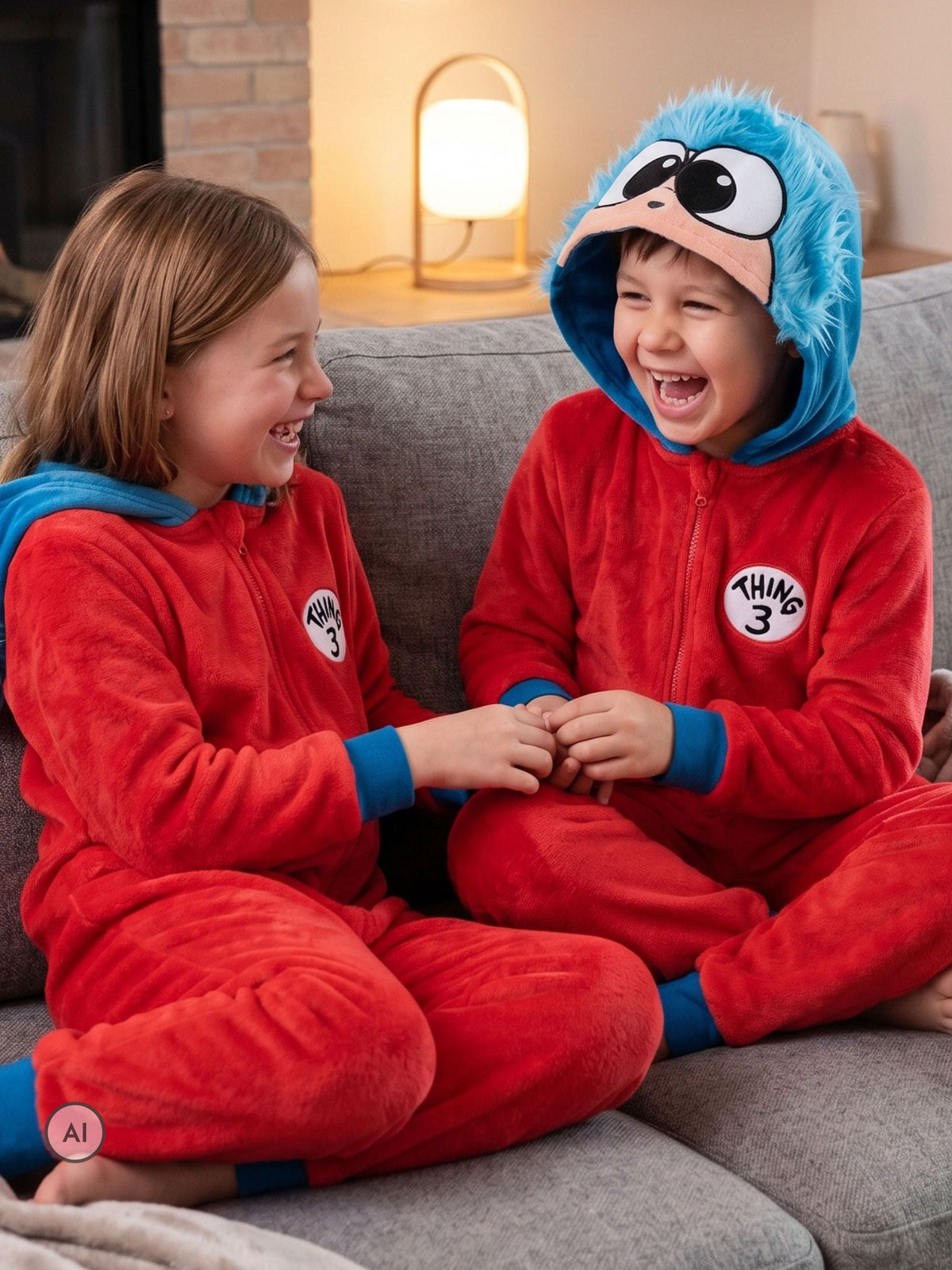 Character Red Cat In The Hat Onesie Thing 3 - image 3