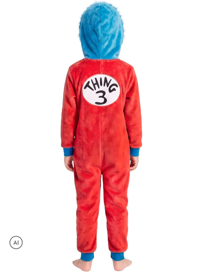 Character Red Cat In The Hat Onesie Thing 3 - image 5