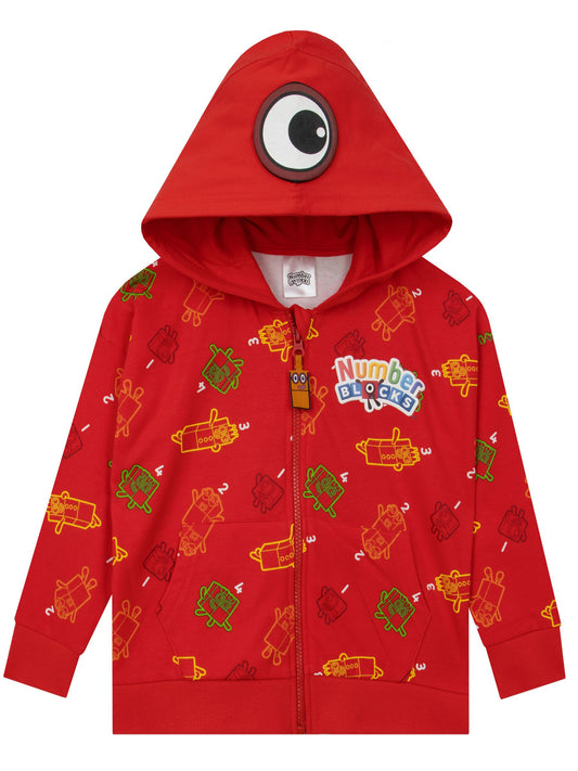 Character Red Numberblocks Zip Hoodie - image 1