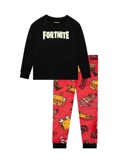 Character Black Fortnite Long Sleeve Pyjamas - image 1