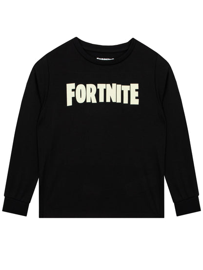Character Black Fortnite Long Sleeve Pyjamas - image 8