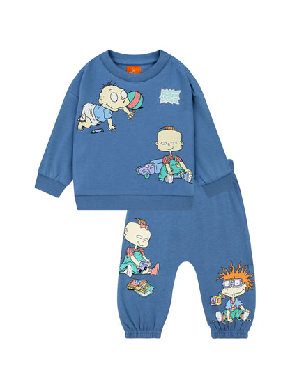 Character Blue Rugrats Outfit Sweat Top & Joggers Set - image 1