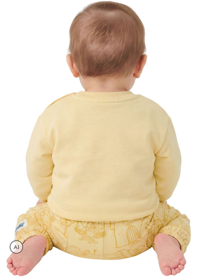 Character Yellow Sponge Bob Square Outfit Sweat Top & Joggers Set - image 3