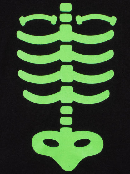 Harry Bear Black Glow In The Dark Pyjamas Skeleton - image 7
