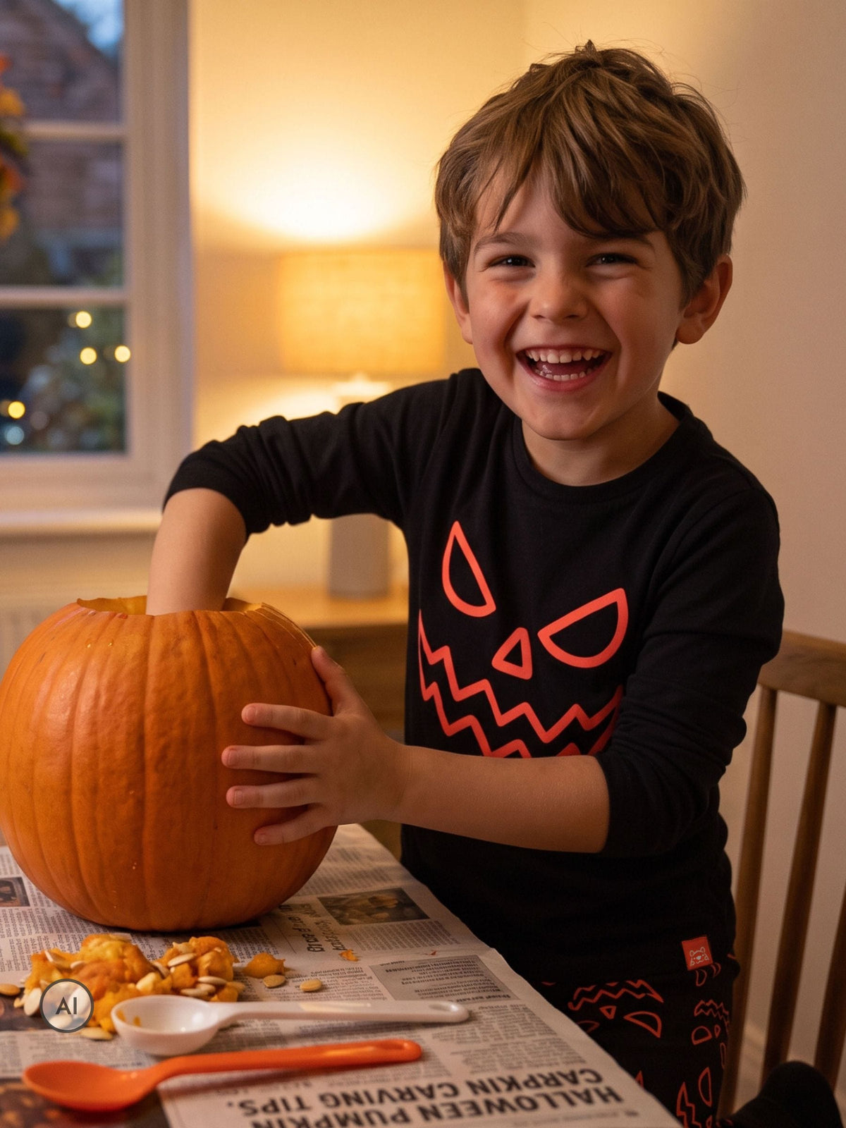 Harry Bear Black Glow In The Dark Pyjamas Pumpkin - image 11