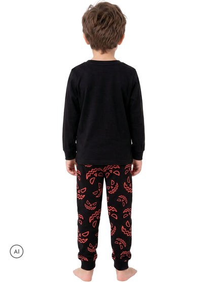 Harry Bear Black Glow In The Dark Pyjamas Pumpkin - image 2