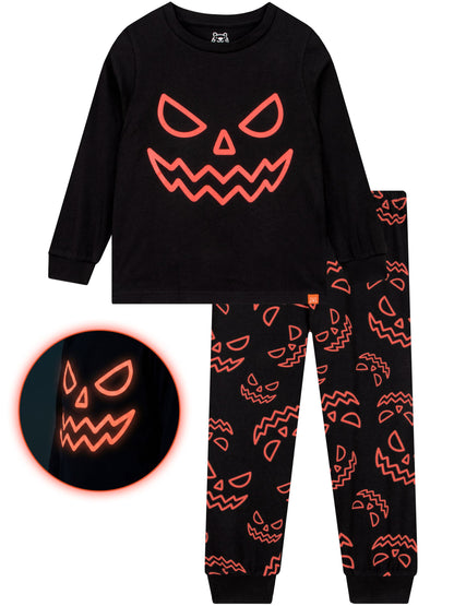 Harry Bear Black Glow In The Dark Pyjamas Pumpkin - image 5