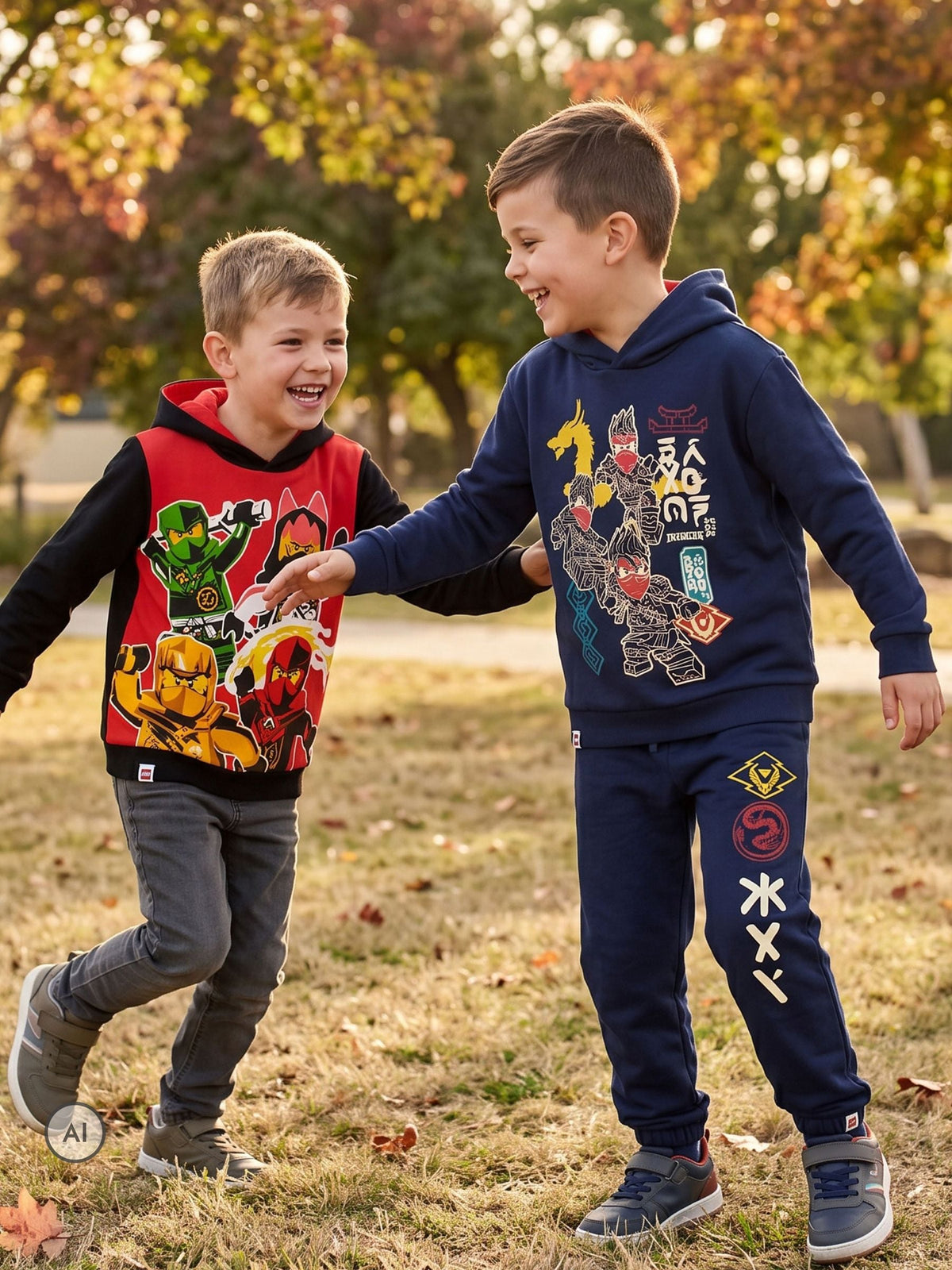 Character Blue Lego Ninjago Hoodie And Joggers Set - image 3