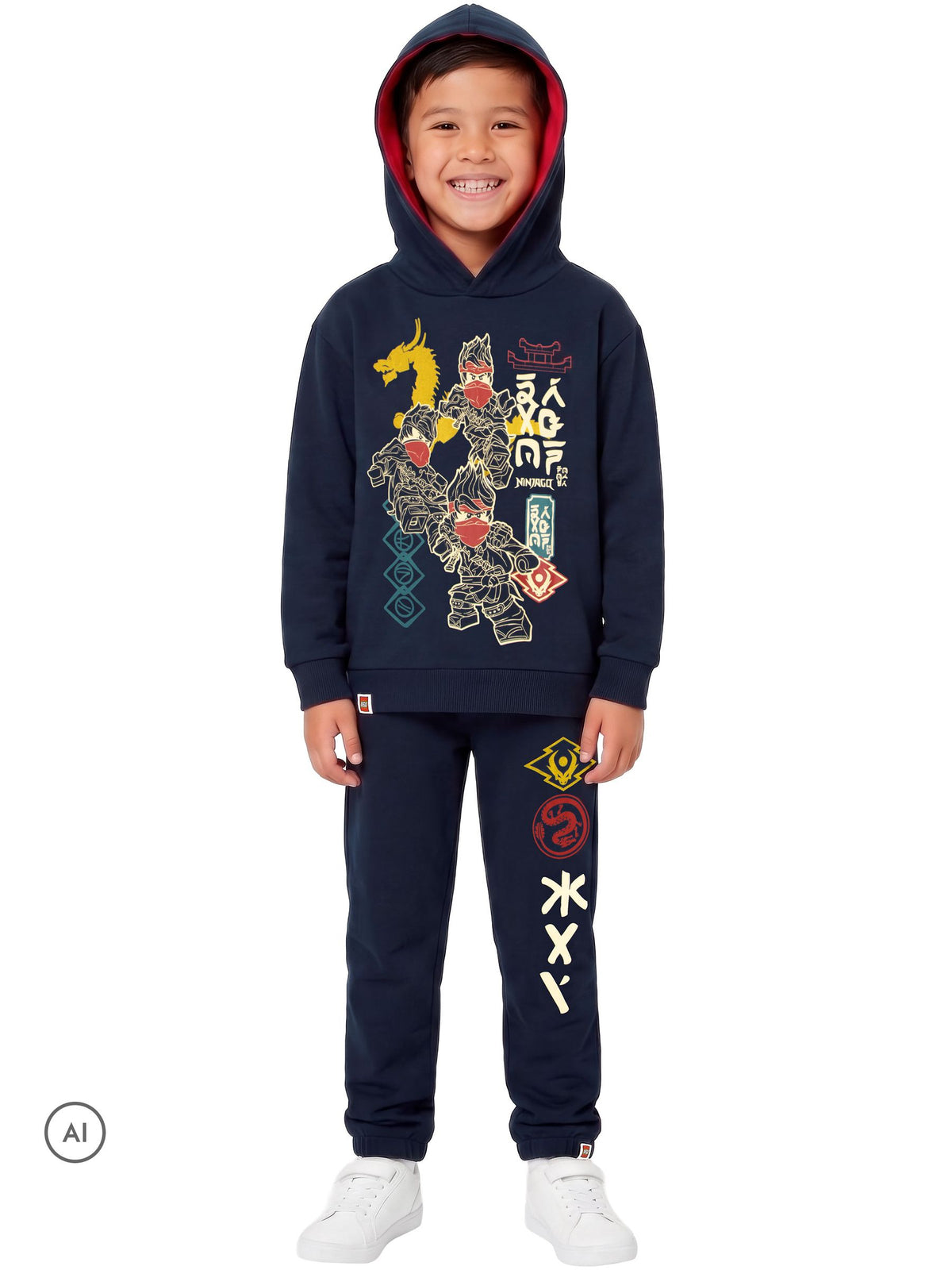Character Blue Lego Ninjago Hoodie And Joggers Set - image 4