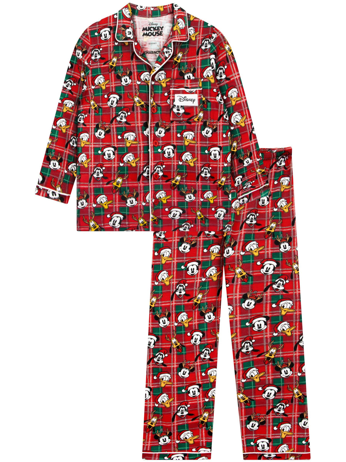 Character Red Disney Mickey Mouse Christmas Pyjamas - image 1