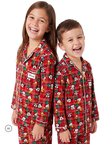 Character Red Disney Mickey Mouse Christmas Pyjamas - image 3