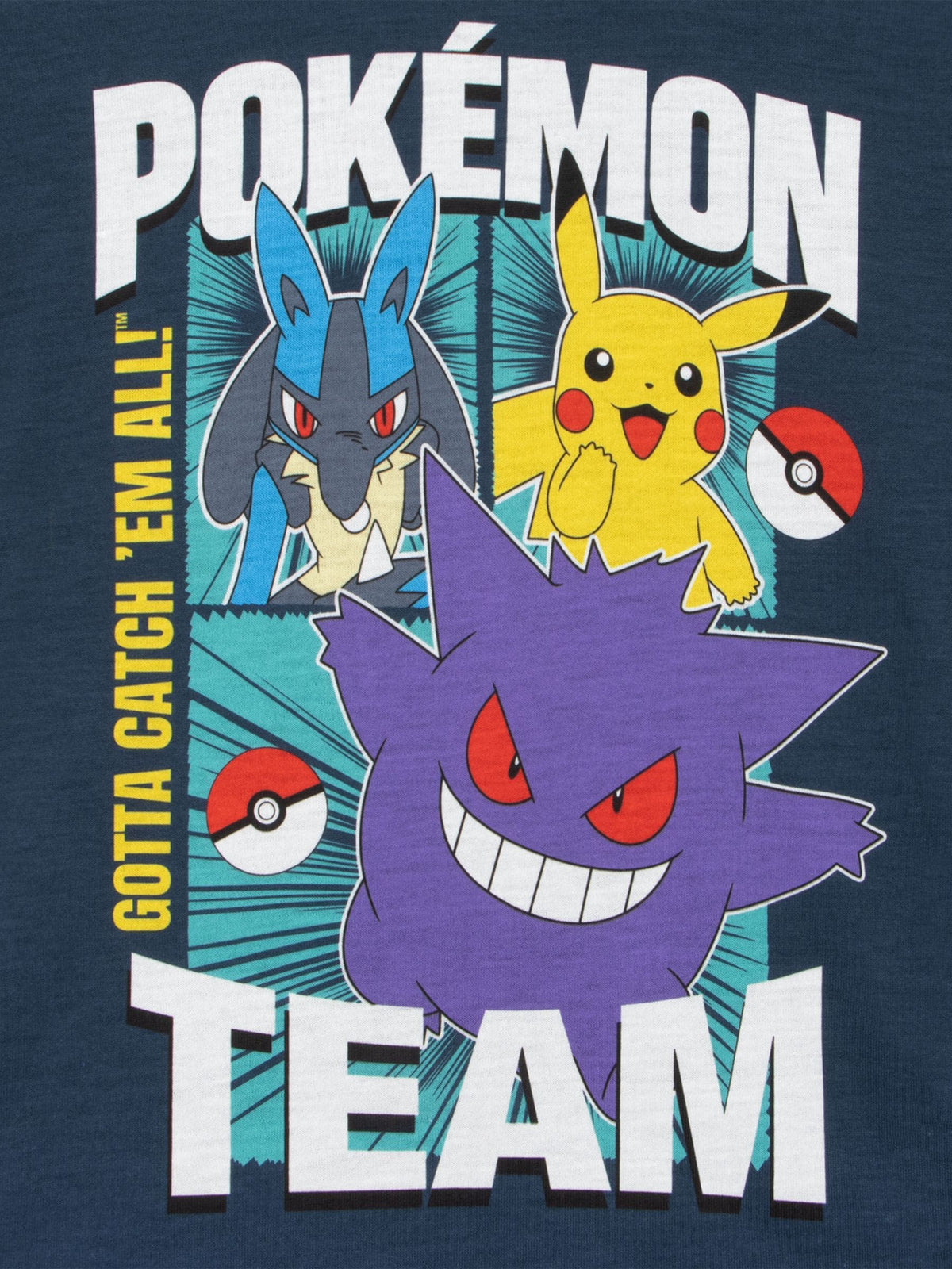 Character Blue Pokemon Long Sleeve Pikachu Pyjamas - image 3