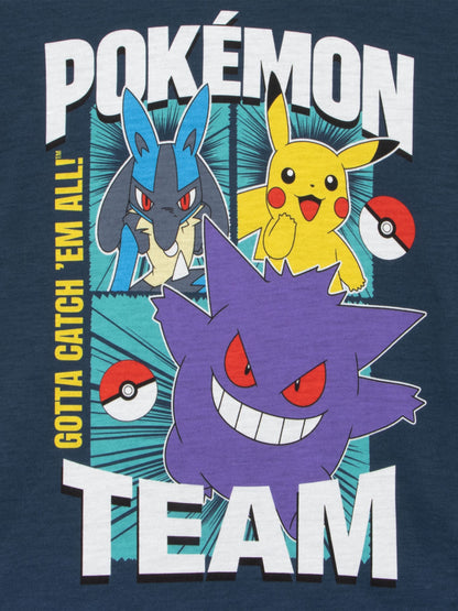 Character Blue Pokemon Long Sleeve Pikachu Pyjamas - image 3